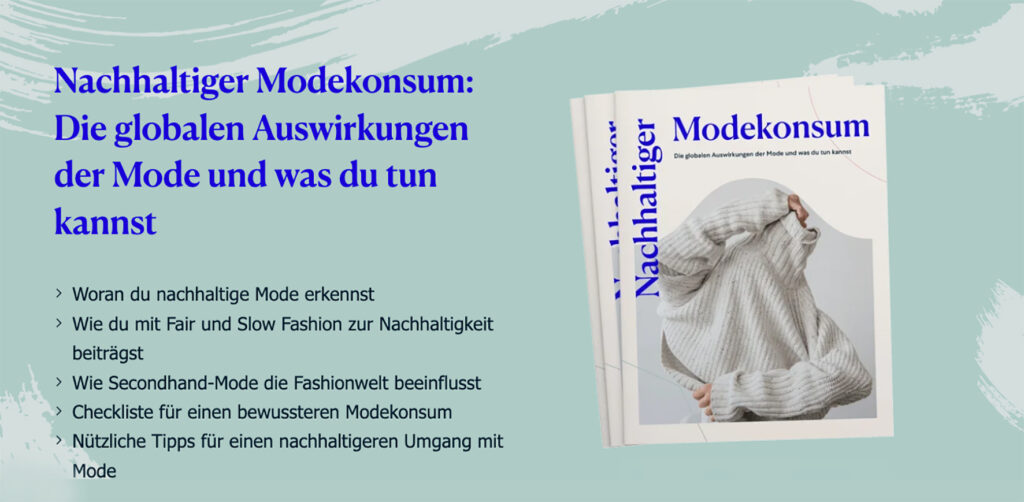 Neues E-Book Nachhaltiger Modekonsum